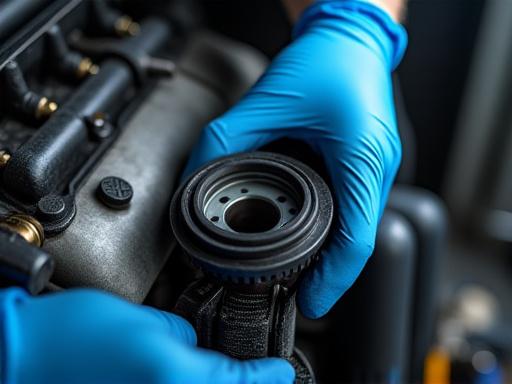 Heavy duty oil filter replacement procedure